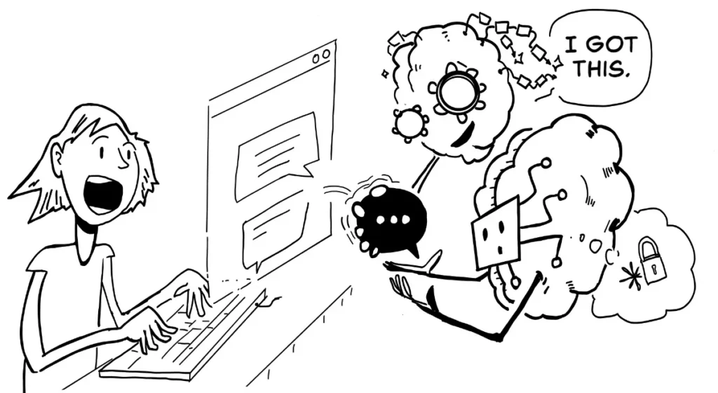 Our workflow handling the user request.