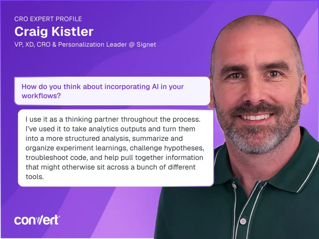 How do you think about incorporating AI in your workflows?