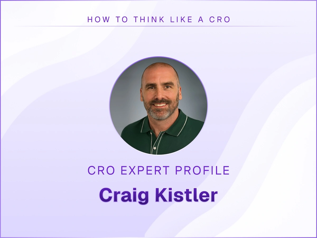 Testing Mind Map Series: How to Think Like a CRO Pro, Part 95 with Craig Kistler